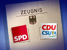 Kein gutes Zeugnis für Union und SPD vor der Sommerpause
